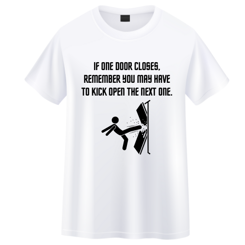 Kick Door Hustle Tee – Bold Moves Only